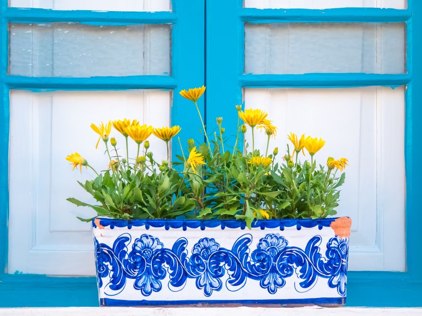 Mediterranean Blue bathroom with coastal accents Mediterranean Blue bathroom with coastal accents