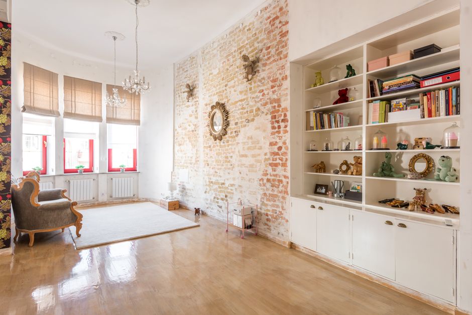Cozy living room with weather-resistant window shades. Cozy living room with weather-resistant window shades.